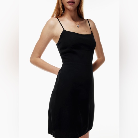Aritzia - Sunday Best Black JACKSON Mini Dress - Picture 4 of 6